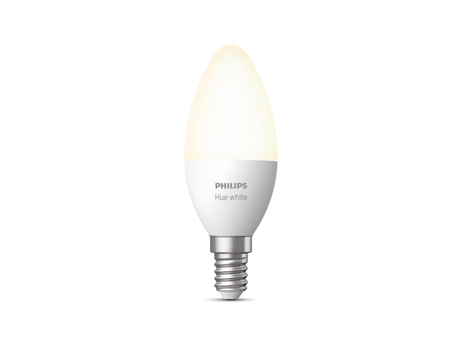 Bec LED inteligent Philips Hue, Bluetooth, Zigbee, lumanare, E14, 5.5W, 470 lm, lumina alba calda (2700K)
