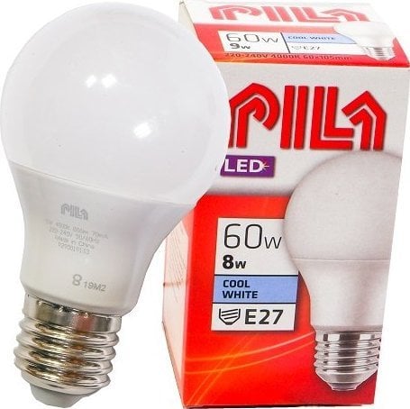 Bec LED Philips E27 PILA LED 60W A60 CW FR ND 1CT/6 929002306331