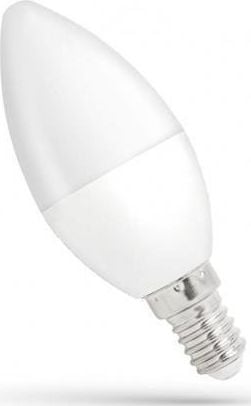 Bec LED Spectrum, E14, 230V, 6W, 520 lm, 6000K, Alb rece