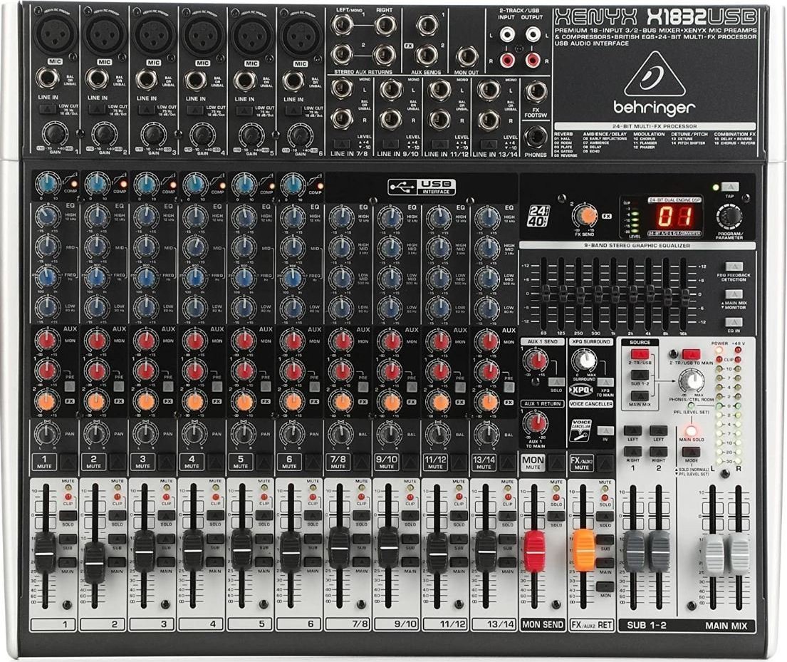 Behringer Behringer X1832USB - Mixer audio
