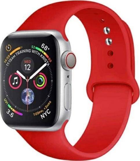 Beline Beline Apple Watch Banda din silicon 38/40/41mm culoare rosie