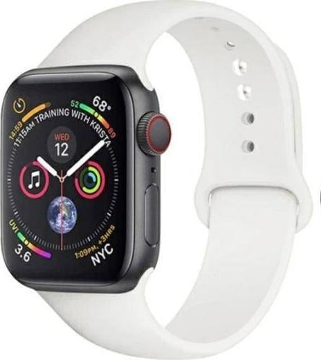 Beline Beline Apple Watch Curea din silicon 38/40/41mm culoare albă