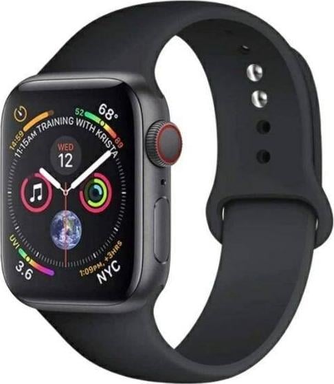 Beline Beline Apple Watch Curea din silicon 38/40/41mm culoare neagra