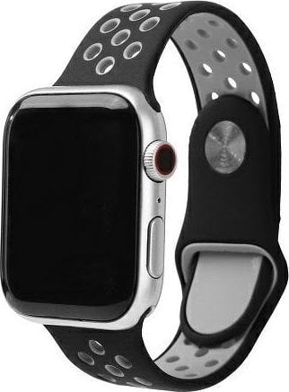 Beline Beline pasek Apple Watch Sport Silicone 38/40/41mm czarno-szary black/gray