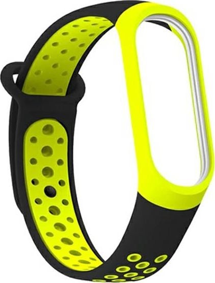 Curea Beline Beline Mi Band 3/4 design negru-galben/negru-galben