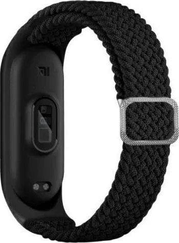 Curea Beline Beline Mi Band 3/4 Textil negru/negru