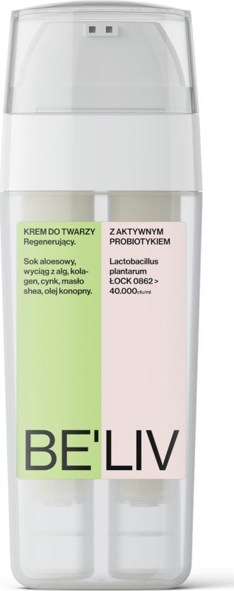 BE`LIV Regenerujący krem do twarzy z żywymi probiotykami 30ml