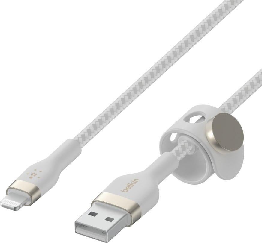 Belkin USB-A - Cablu USB Lightning 1 m alb (CAA010BT1MWH)