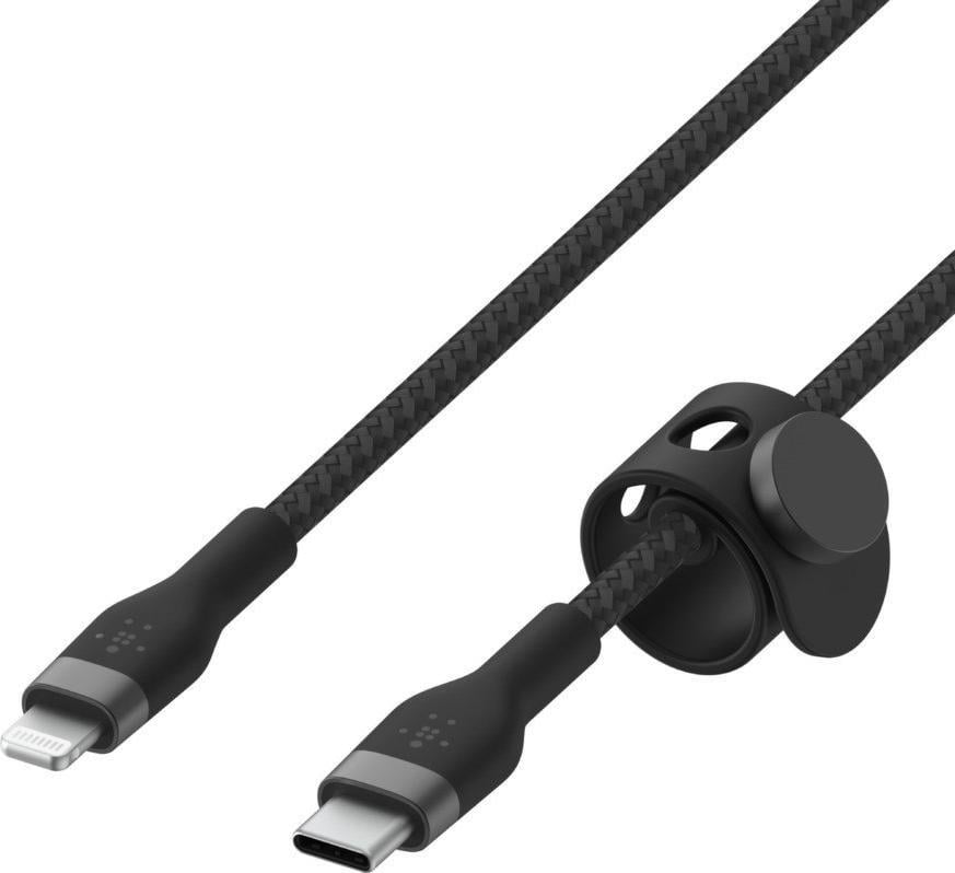 Belkin USB-C - Cablu Lightning 2m negru (CAA011BT2MBK)