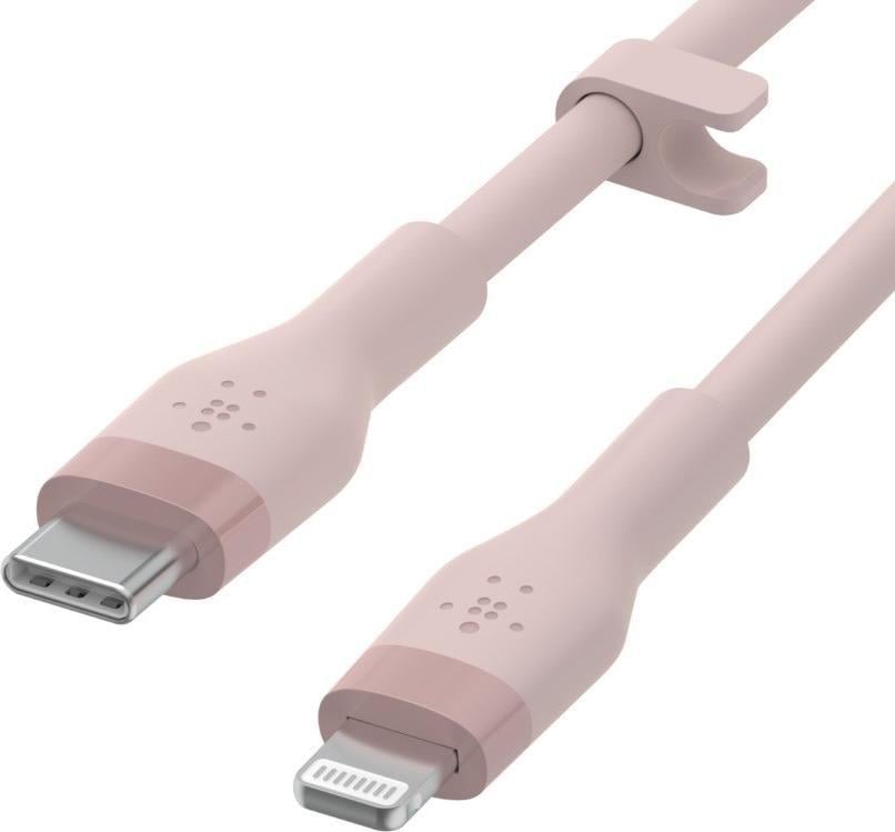 Belkin USB-C - Cablu Lightning 3m roz (CAA009BT3MPK)