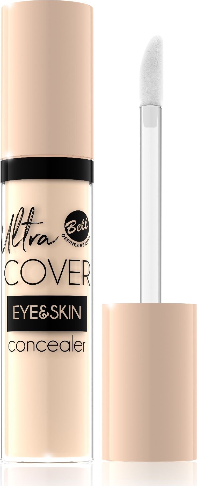 Bell Egalizator intens opac lichid Ultra Cover Eye & Skin No. 02 Light Sand 5g