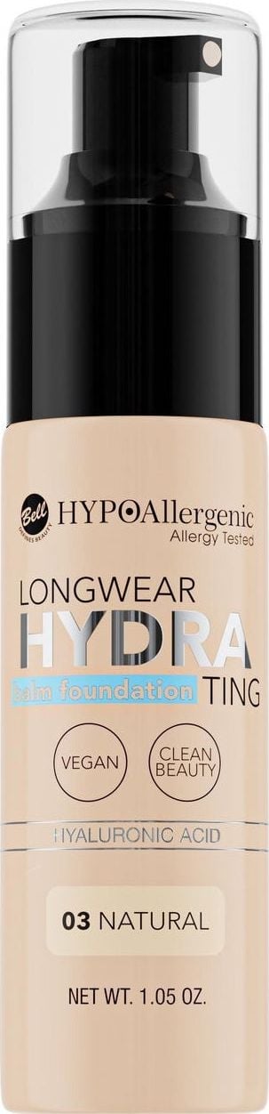 Bell Podkład do twarzy HypoAllergenic Hydrating nr. 03 Natural