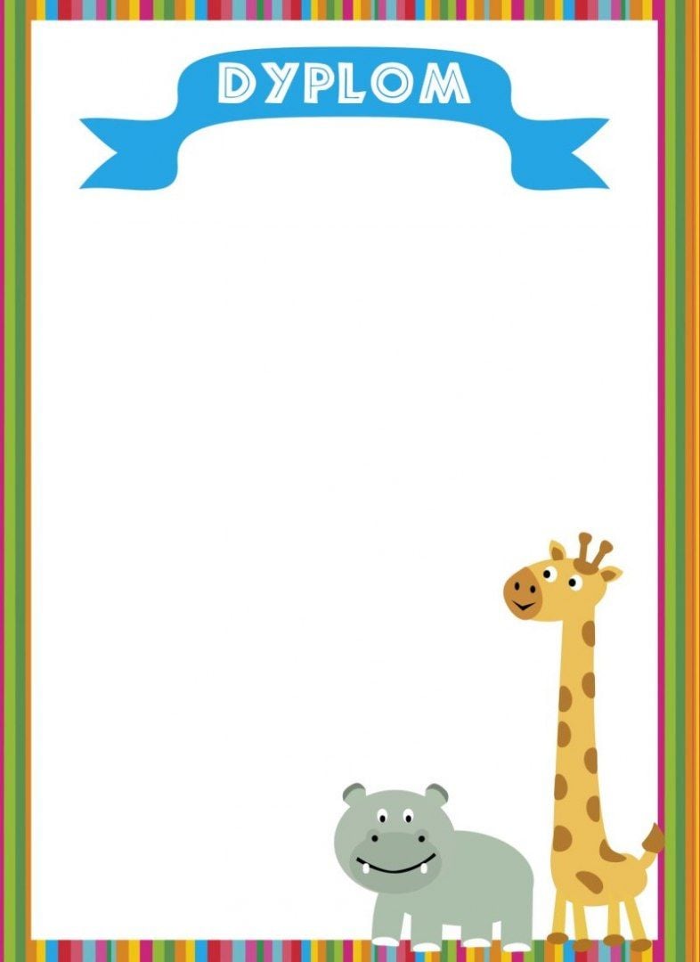 Beniamin Diplome copii BENIAMIN A4 20 buc. - Africa Benjamin