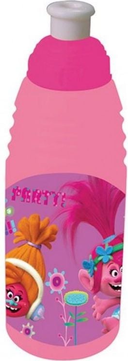 Beniamin Sticla de apa din plastic Trolls 450ml roz