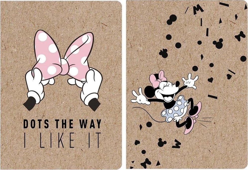 Beniamin Notebook A5/60K Kraft Liner Minnie (5 buc)