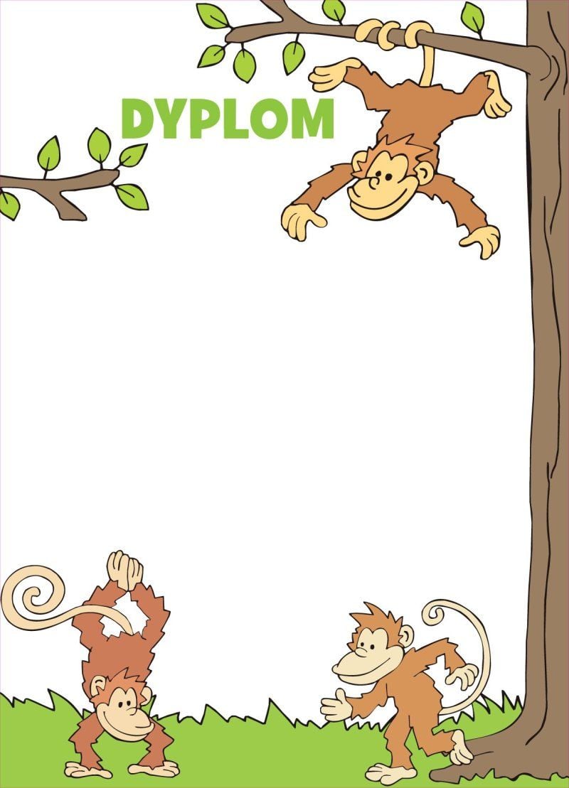 Benjamin Diplome de maimuțe pentru copii