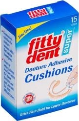 Pasta dinti - Benzi adezive pentru fixarea protezelor dentare, Fittydent 4675, 15 buc