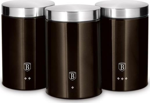Berlinger Haus Set 3 containere BERLINGER HAUS BH/6828 Metallic Line Shiny Black Edition