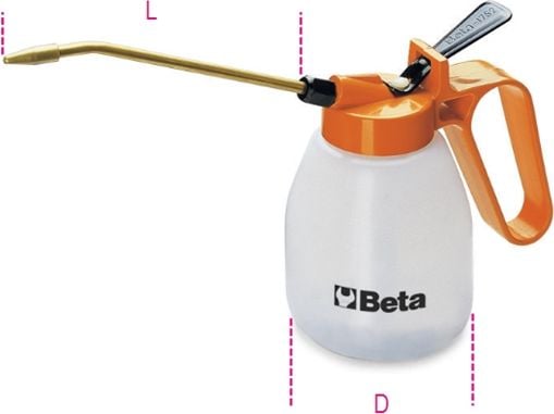 Beta Tools BETA PRESIUNE OILER BETA 1752 TUB METAL (capacitate 500 cc) BE1752-500
