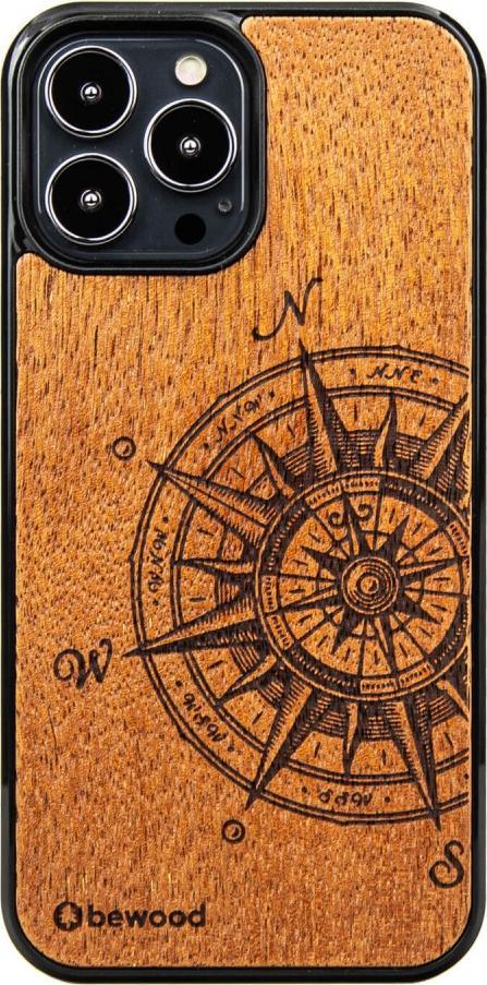 : BeWood Husa din lemn pentru iPhone 13 Pro Max TRAVELER MERBAU
