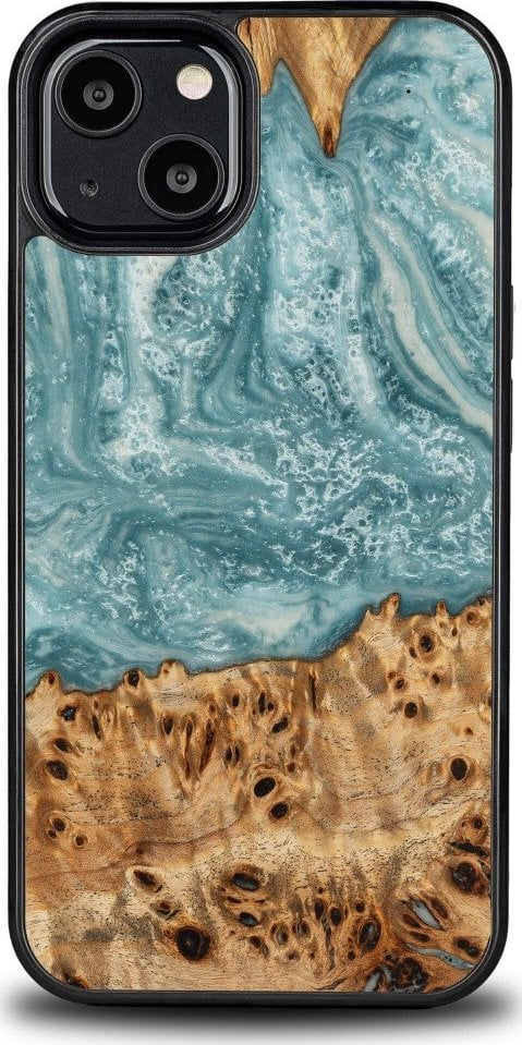 Coperta BeWood BeWood Unique pentru iPhone 13 - Planetele - Uraniu