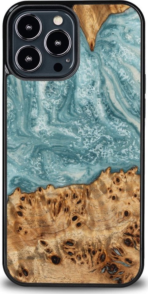 Cazul BeWood Etui Bewood Unic pentru iPhone 13 Pro Max - Planete - Uran - Planeta BeWood Etui Bewood Unic pentru iPhone 13 Pro Max - Planete - Uran.