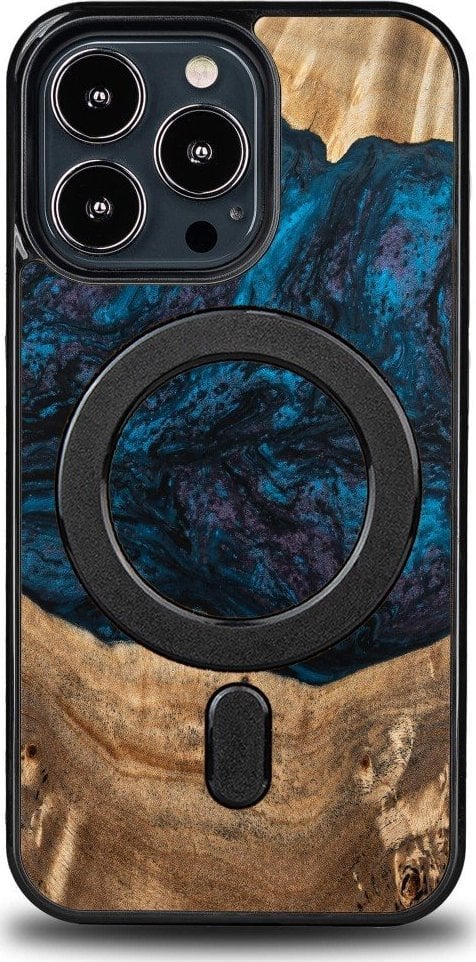 Carcasa BeWood Unique pentru iPhone 13 Pro - Planete - Neptun cu MagSafe