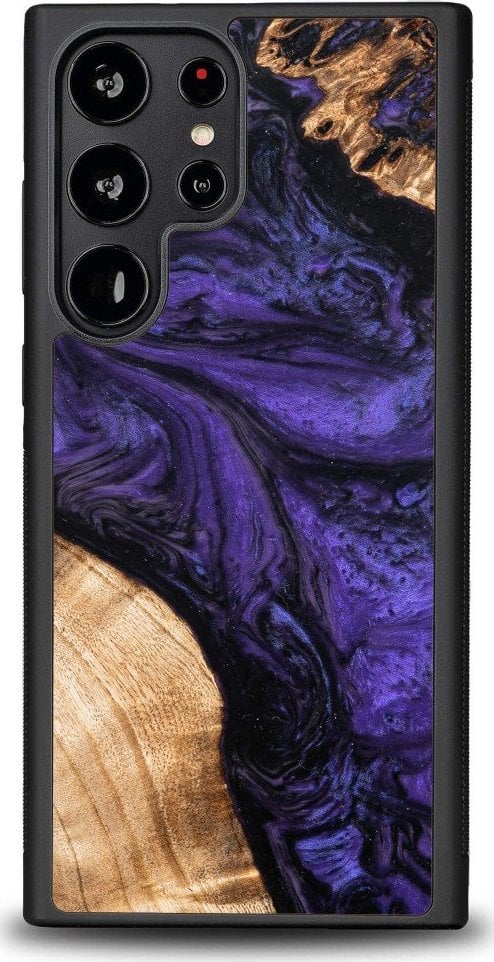 Husa din lemn BeWood Etui Bewood Unic - Samsung Galaxy S23 Ultra - Violet