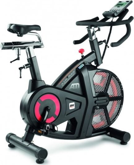 Bicicleta spining BH Fitness i.Airmag H9122I, rezistenta magnetica, greutate volanta 18kg, greutate maxima utilizator 150kg