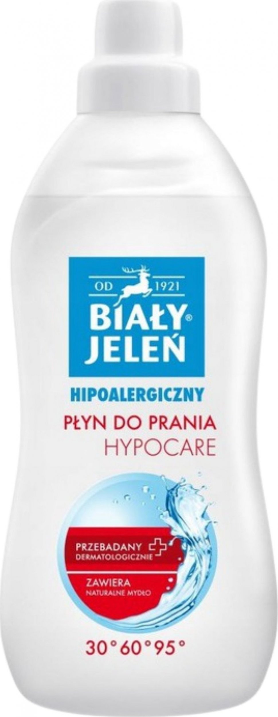 Detergent lichid, Pollena, Bialy Jelen, Hypocare, 12 spalari, 1L
