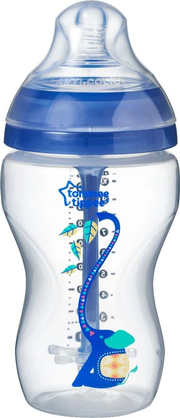 Biberon Tommee Tippee Advanced cu Sistem de Ventilatie Albastru, 340 ml