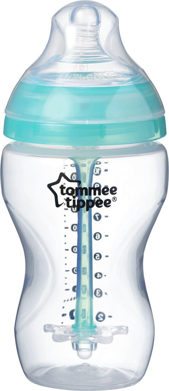 Biberon Tommee Tippee Advanced cu Sistem de Ventilatie Bleu, 340 ml