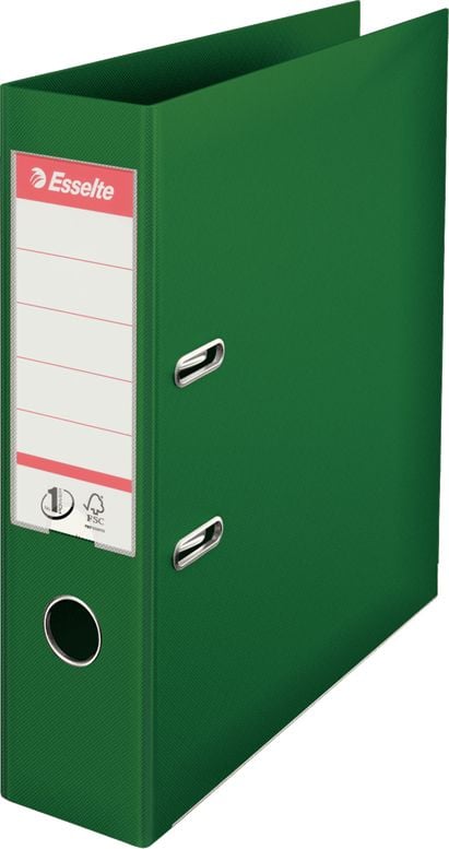 Bibliorafturi - Biblioraft Esselte Standard, 75 mm, verde