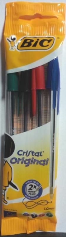 BIC PIX BIC BUC CRISTAL MIX 4 BUC - 8308621