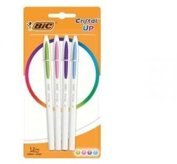 Bic Pen Cristal Bicolor Up mix de 4 culori
