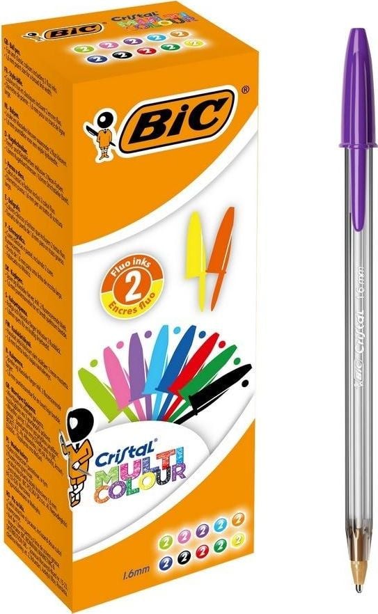 Bic Pen Cristal Multi Color mix (20buc) BIC