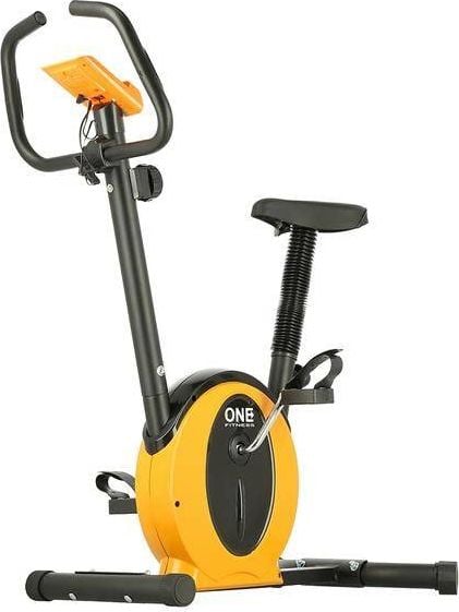 Bicicleta de exercitii magnetica One Fitness M8410 negru-portocaliu