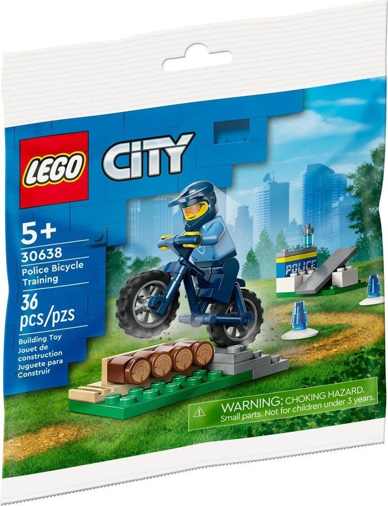 Bicicleta de poliție LEGO City - Antrenament (30638)