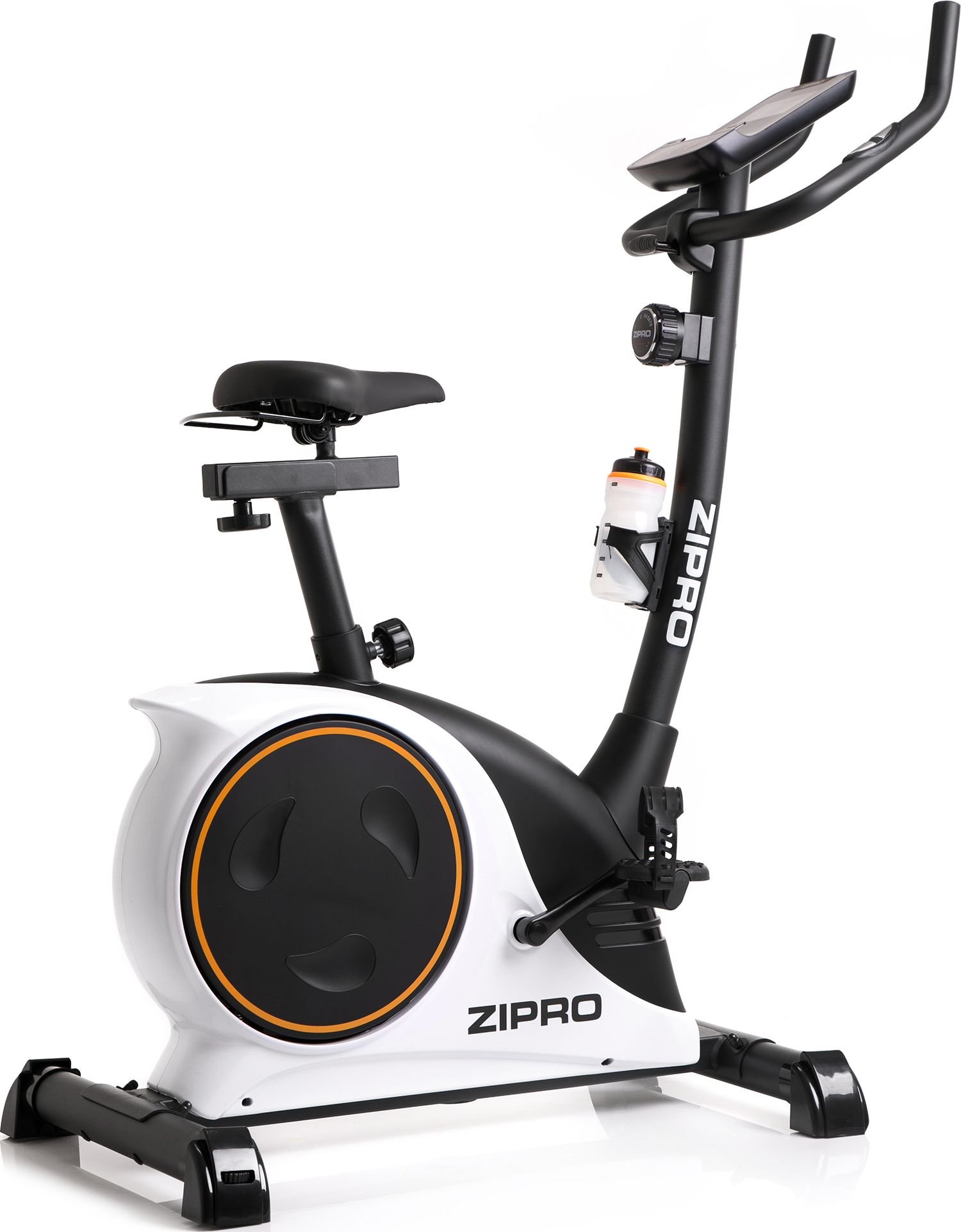Biciclete fitness - Bicicleta fitness magnetica Zipro Nitro RS, volanta 8 kg, greutate maxima utilizator 150 kg, Alb