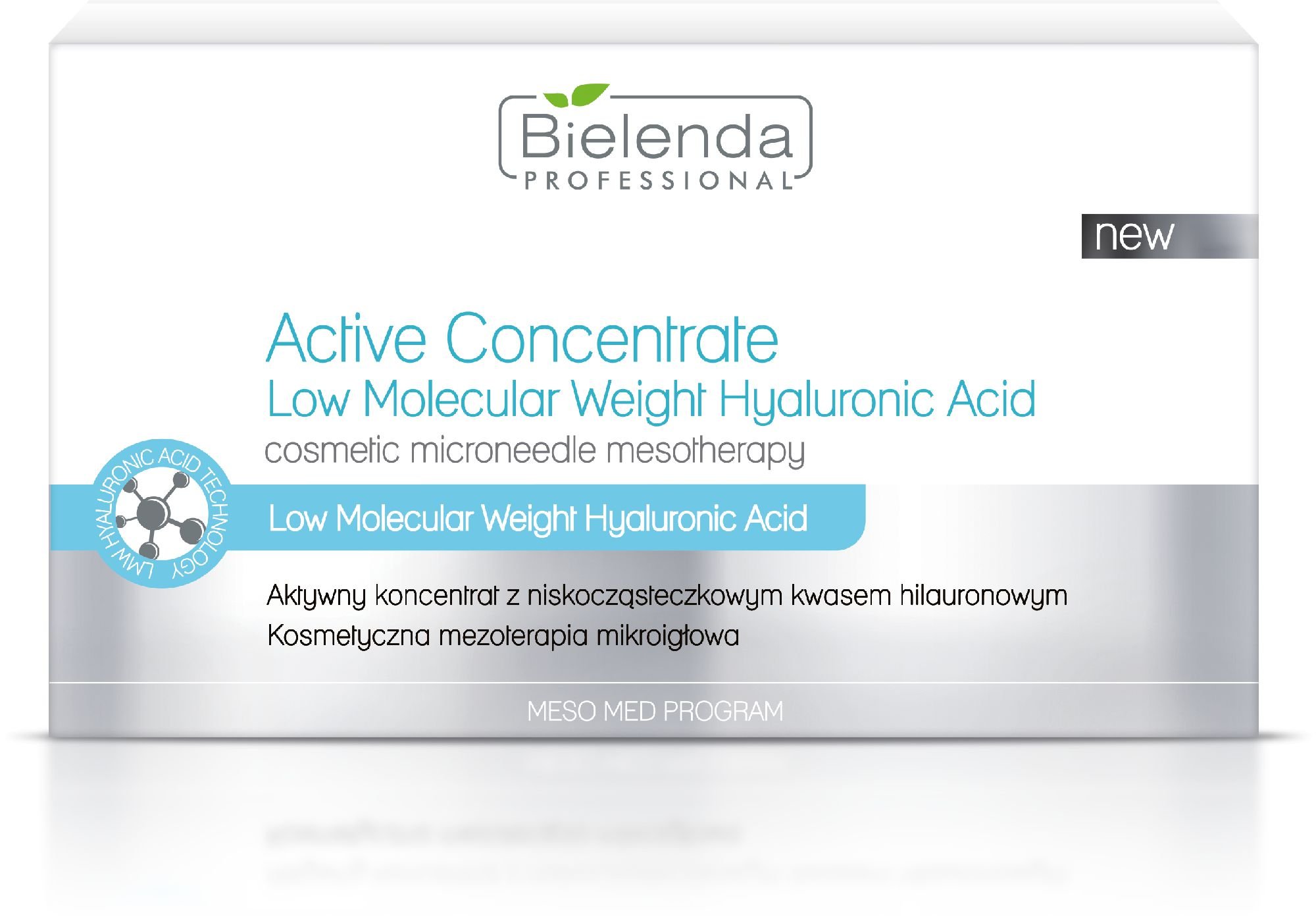 Bielenda Professional Active Concentrate Acid hialuronic cu greutate moleculară mică - concentrat activ cu acid hialuronic cu greutate moleculară mică 10x3ml