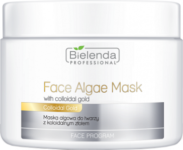 Masca faciala hidratanta cu alge si aur coloidal 190 g Bielenda Professional