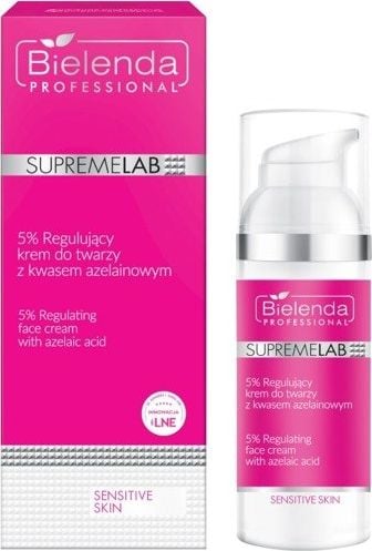 Bielenda SupremeLab Sensitive Skin 5% crema de fata reglatoare cu acid azelaic 50ml