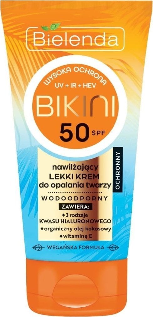 BIELENDA_Bikini nawilżający lekki krem do twarzy SPF50 50ml