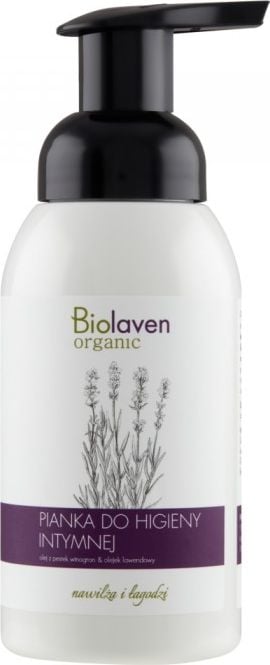 Spuma pentru igiena intima Biolaven 300ml, naturala,liniștitor