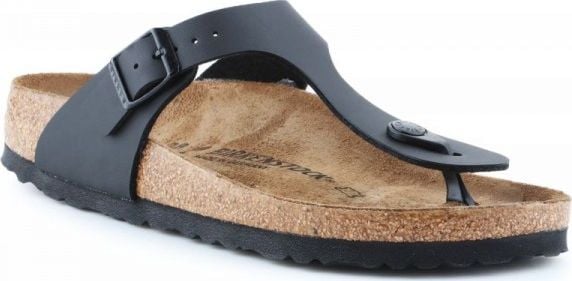 Papuci dama, Birkenstock Gizeh BF, Negru, Marime 40