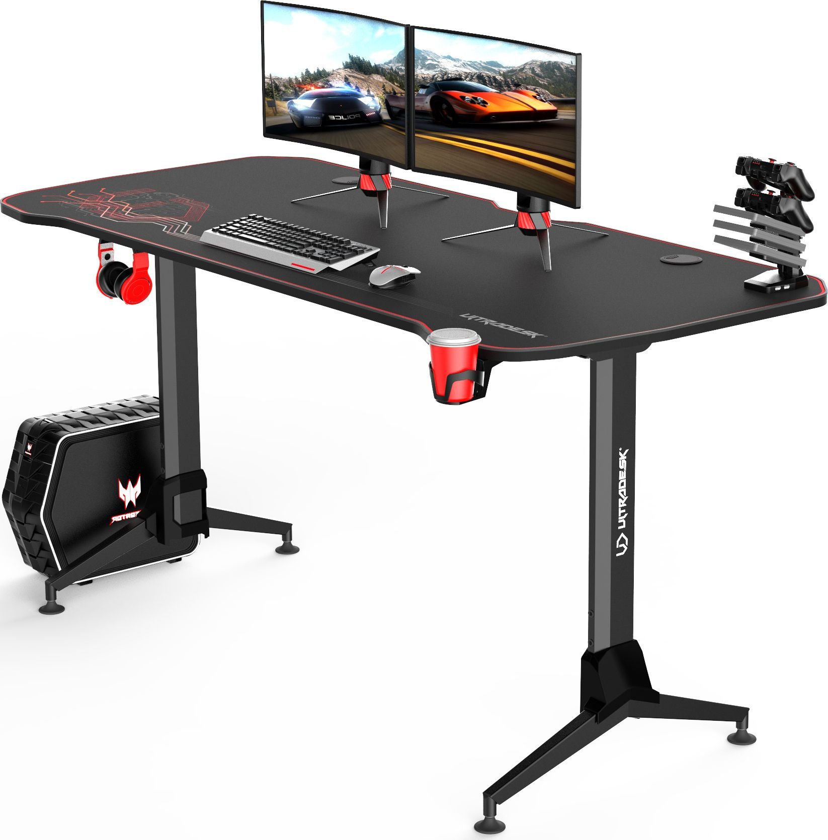 Birou Ultradesk Grand Red 160 cmx70 cm