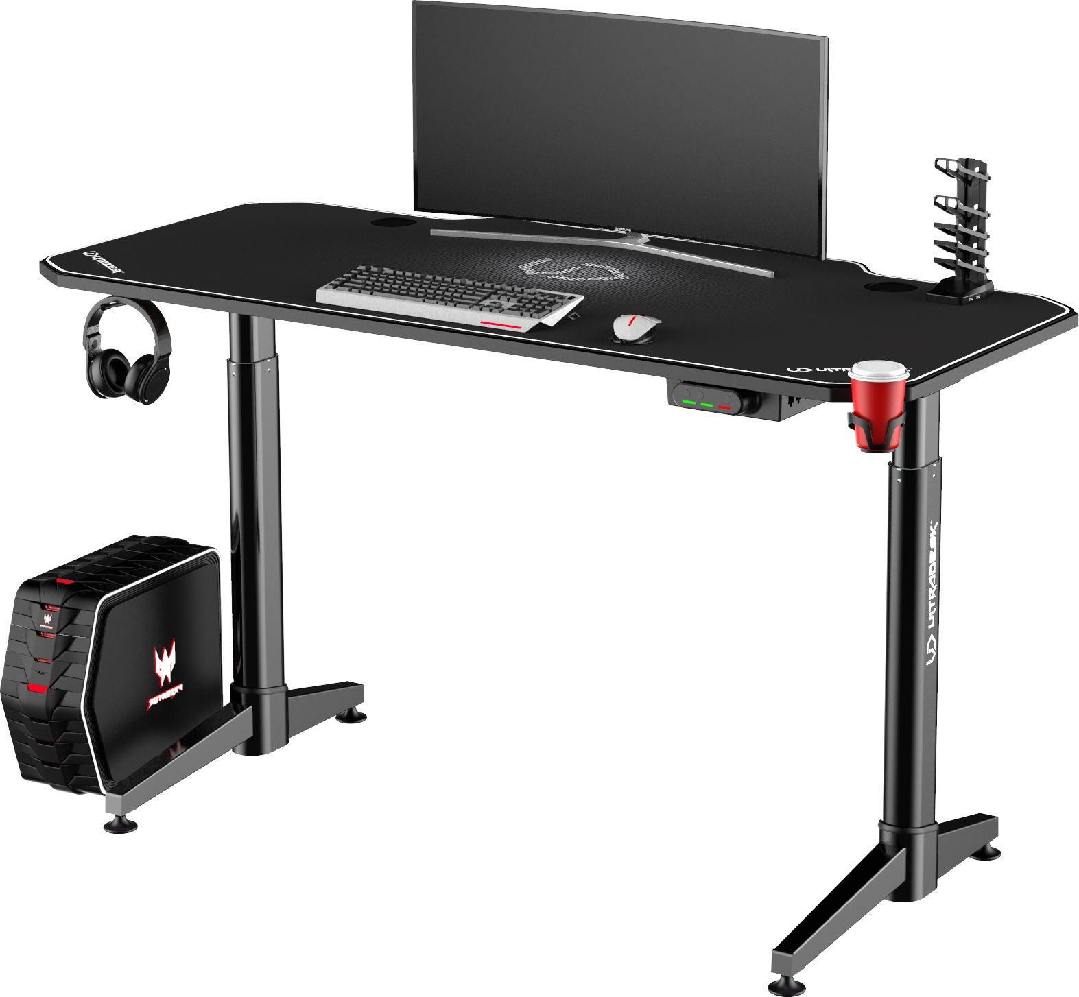 Birou Ultradesk Level Alb 140cmx60cm