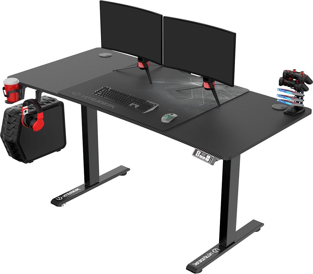 Birou Ultradesk Level V2 Negru 140cmx68cm