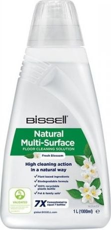 Soluție naturală de curățare a podelei cu mai multe suprafețe Bissell Bissell pentru mașinile BISSELL CrossWave, SpinWave, SpinWave Robot și HydroWave, 100