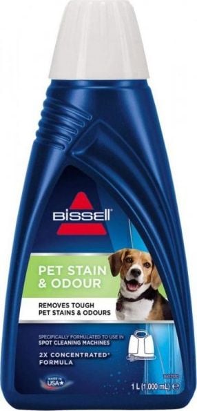 Bissell Formula pentru pete și mirosuri pentru animale de companie Bissell pentru curățarea petelor 1000 ml, 1 buc.